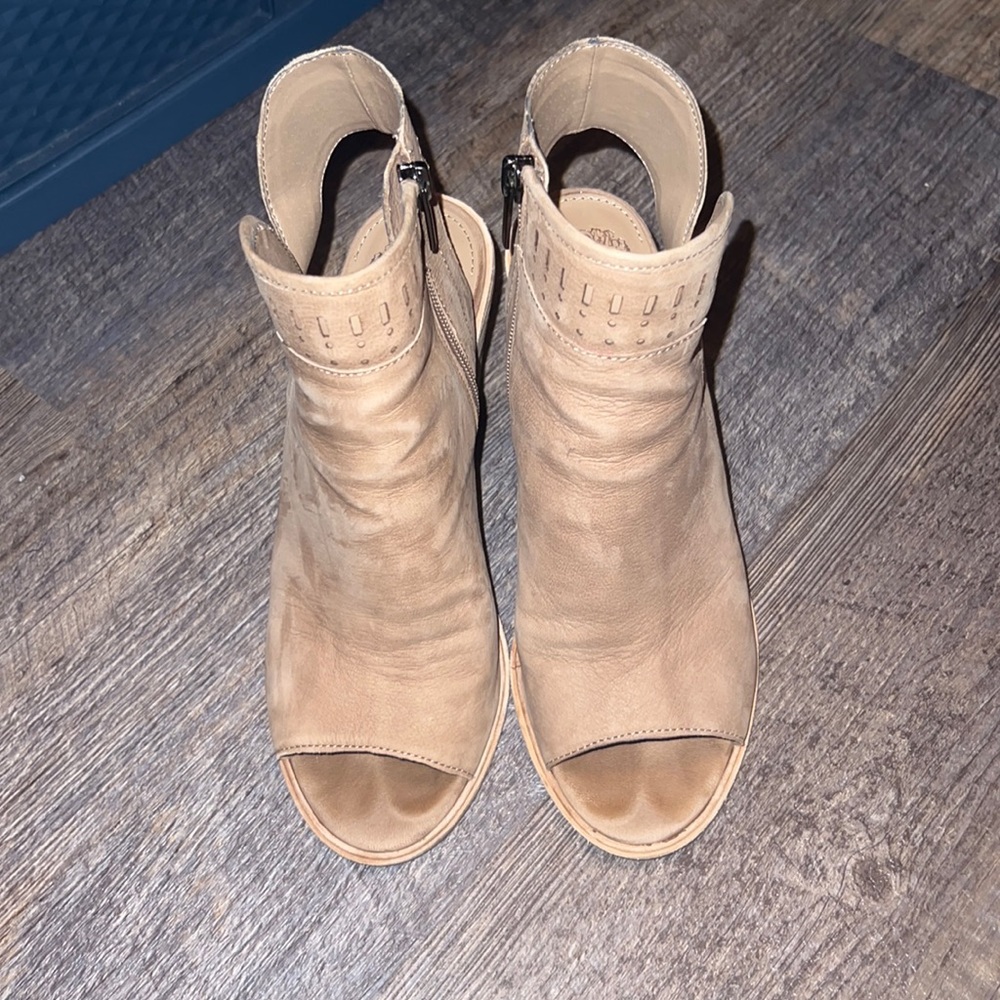 Vince Camuto open toe booties